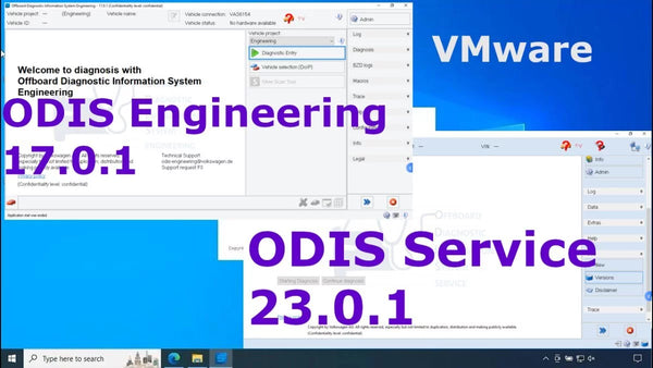 ODIS-Service 23.0.1 & ODIS-Engineering 17.0.1 VMware