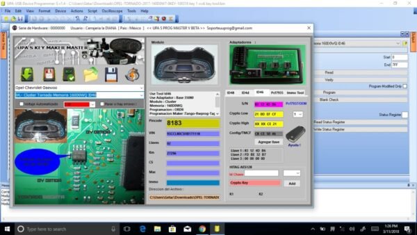UPA-USB Programmer Scripts