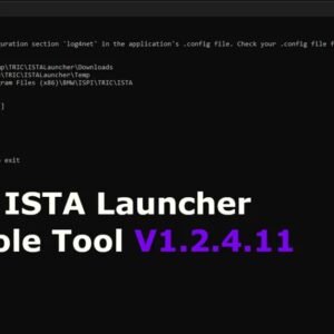 BMW ISTA Launcher Console Tool V1.2.4.11