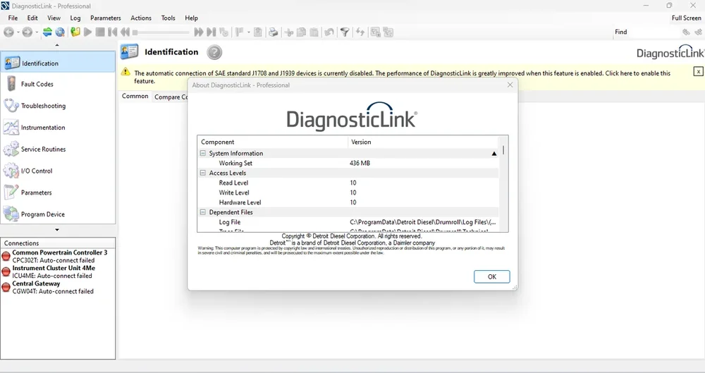 DETROIT DIESEL DIAGNOSTIC LINK 8.19 SP1 FULL