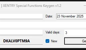 XENTRY Special Functions Keygen v1.2