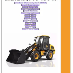 JCB 406 407 408 409 Service Repair Manual