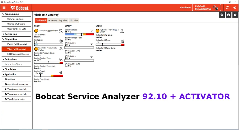 Bobcat Service Analyzer 92.10 + ACTIVATOR
