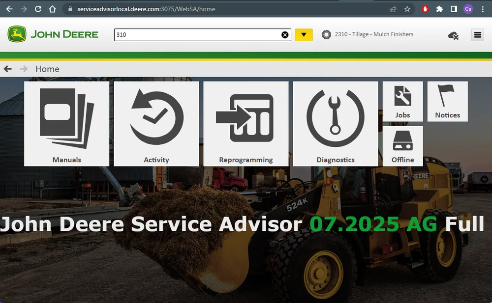 John Deere Service Advisor 07.2025 AG Full