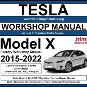 ModelX 2021 Plus Service & Repair Manual Soft