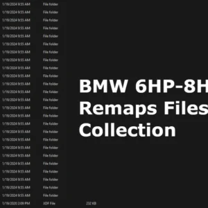 BMW 6HP-8HP-xHP Remaps Files Collection