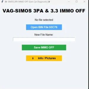 SIMOS 3PA 93C76 IMMO OFF TOOL