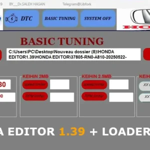 HONDA EDITOR 1.39 + LOADER FULL
