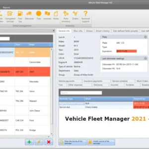 Vehicle Fleet Manager 2021 + Keygen