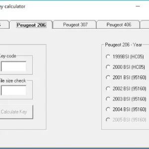 Peugeot Key Calculator + KEYGEN