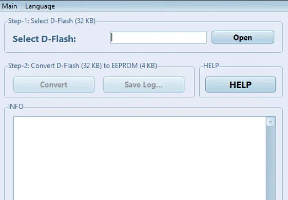 FLASH EEPROM CONVERTER BACKUP TOOL