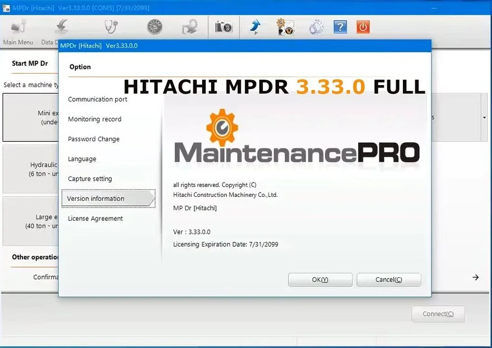 HITACHI MPDR 3.33.0 FULL