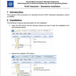 VCAP Interpreter GM Opel SPS Controller