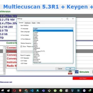 Multiecuscan 5.3R1 + Keygen + Patch
