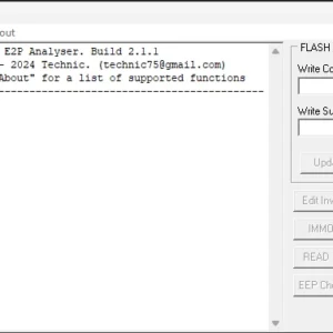 E2PA 2.1.1 EEPROM FLASH Tool