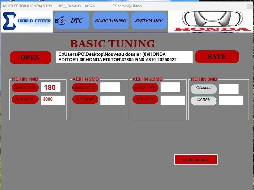 Multi Editor (Honda) 1.39 + Instruction Full - Image 2