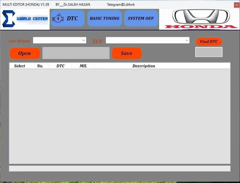 Multi Editor (Honda) 1.39 + Instruction Full - Image 3