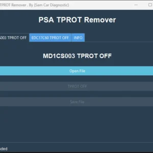 PSA MD1CS003 EDC17C60 TPROT REMOVER