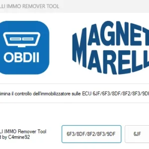 Marelli 6JF 6F3 8DF 8F2 8f3 9DF Immo Off Tool